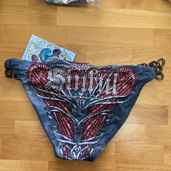 SINFUL BY AFFLICTION NEW “CLEARWATER” BIKINI BOTTOM | - Picture 1 of 4